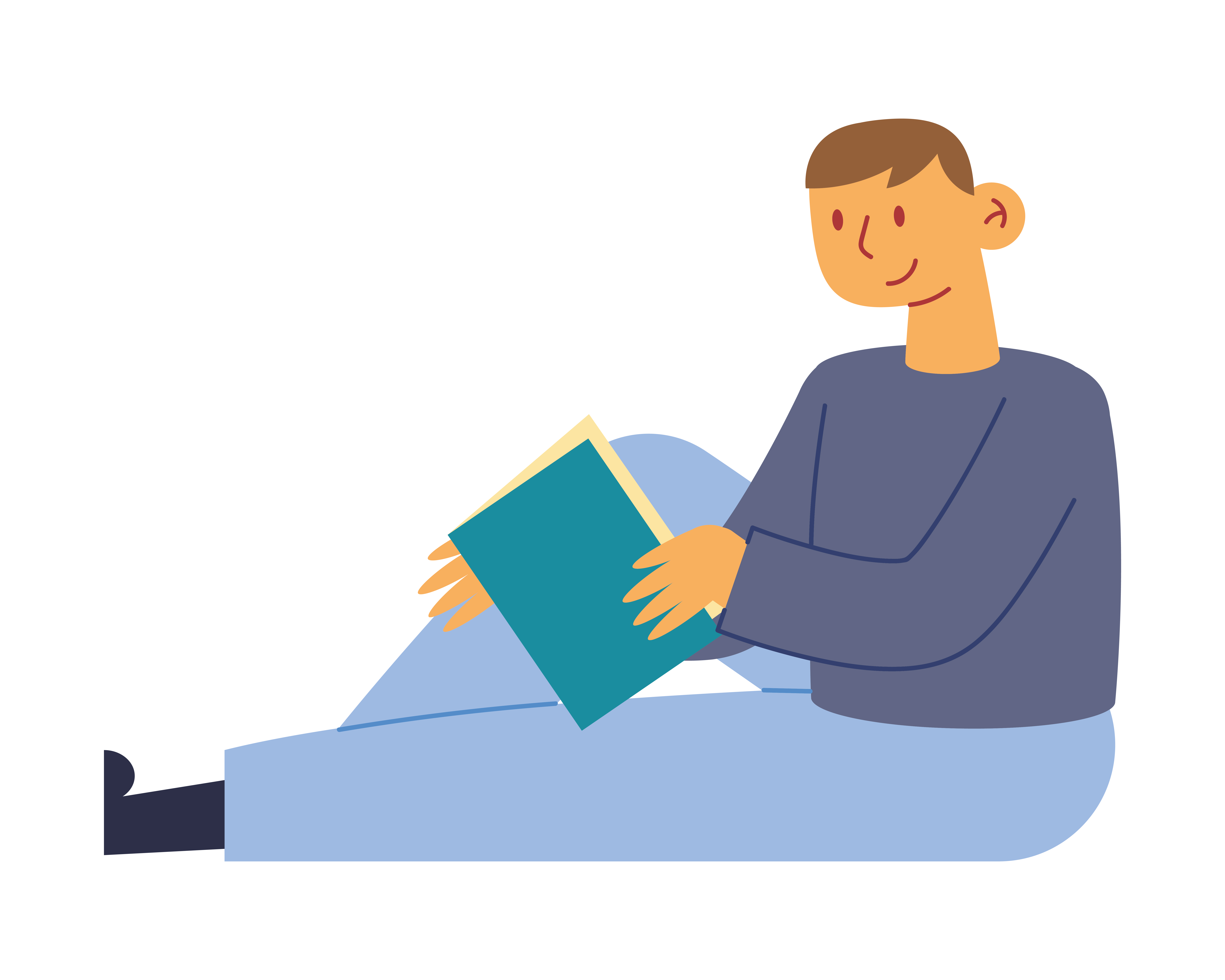 Reading illustration